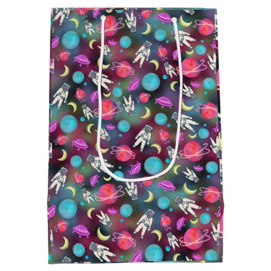 Weltraumpalette Mittlere Geschenktüte (Rückseite)