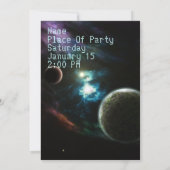Weltraumpartei Einladung (Rückseite)
