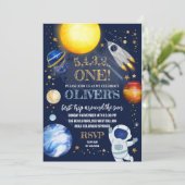 Weltraumparteitag Einladung (Stehend Vorderseite)