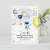 Weltraumparteitag Einladung (Stehend Vorderseite)