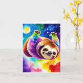 Weltraumparzellen III Karte (Gelbe Blume)