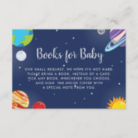 Weltraumplanet Galaxy Babydusche Buchanfrage