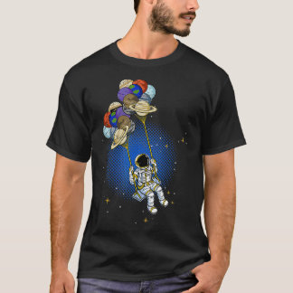 Weltraumplanet Moon Astronomie Kosmonaut Geschenk  T-Shirt