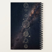 Weltraumplanet| SpiralNotebook Notizblock (Rückseite)