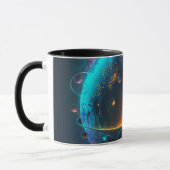 Weltraumplanet Tasse (Links)