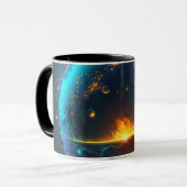 Weltraumplanet Tasse (Vorderseite Links)
