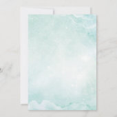 Weltraumplaneten Einladung zum ersten Geburtstag (Rückseite)