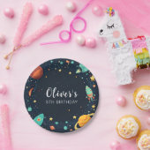 Weltraumplaneten Galaxy Geburtstag Pappteller (Party)