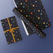 Weltraumplaneten Galaxy Junge Geburtstag Geschenkpapier