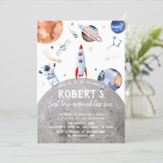 Weltraumplaneten Geschlecht neutraler erster Gebur Einladung