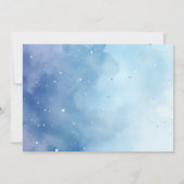 Weltraumplaneten Junge 1. Foto Einladung (Rückseite)