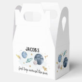 Weltraumplaneten Junge Galaxy Erste Reise Geburtst Geschenkschachtel (Geöffnet)