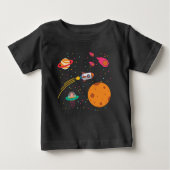 Weltraumplaneten Kleinkind-T - Shirt (Vorderseite)