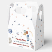 Weltraumplaneten & Raketenschiff Geburtstagsparty Geschenkschachtel (Geöffnet)