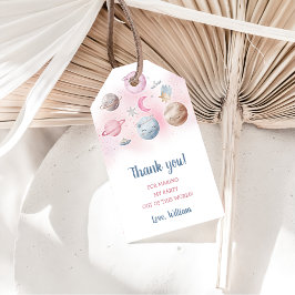 Weltraumplaneten Raketenschiff Vielen Dank Geschenkanhänger