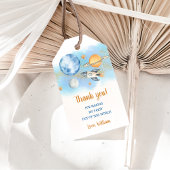 Weltraumplaneten Raketenschiff Vielen Dank Geschenkanhänger