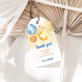 Weltraumplaneten Raketenschiff Vielen Dank Geschenkanhänger