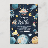 Weltraumplaneten Raketenseeschifffahrt Begleitkarte (Vorderseite)