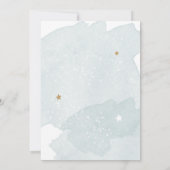 Weltraumplanets Boy Baby Shower Einladung (Rückseite)