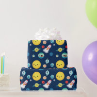 Weltraumplanets-Raketenschiff zum Geburtstag