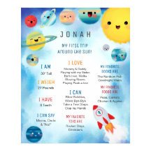 Weltraumplanets-Raketenschiff zum Geburtstag