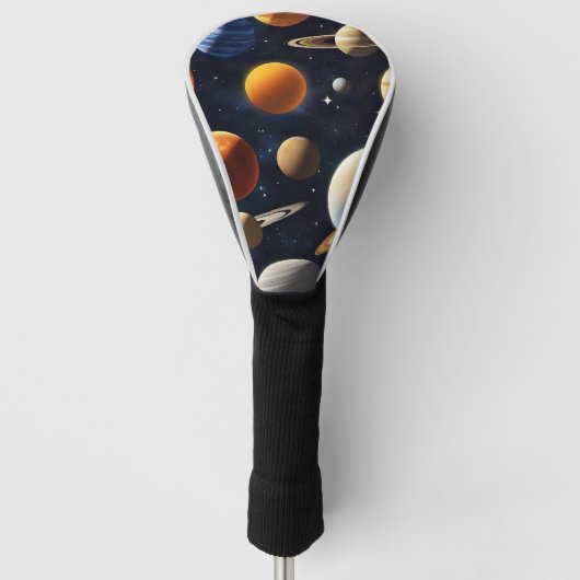 Weltraumplanungen 2 golf headcover (Vorderseite)