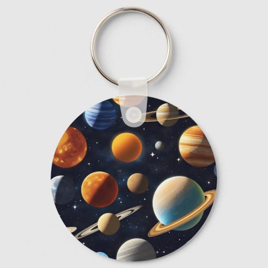 Weltraumplanungen 2 schlüsselanhänger (Vorderseite)