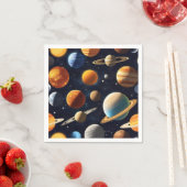 Weltraumplanungen 2 serviette (Beispiel)