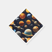 Weltraumplanungen 2 serviette (Ecke)