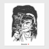 Weltraumpolizei Aufkleber (Blatt)