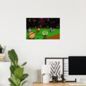 Weltraumpool 2 poster (Heimbüro)