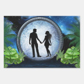 Weltraumportal Geschenkpapier Set (Vorderseite)