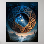 Weltraumposter der kosmischen Fantasie Poster (Vorne)