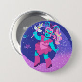 Weltraumprinzessin Button (Vorne & Hinten)