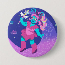 Weltraumprinzessin Button