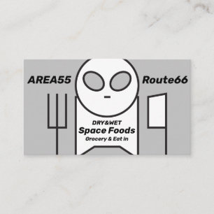 Weltraumprodukte Visitenkarte