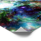 Weltraumpyramiden Poster (Ecke)