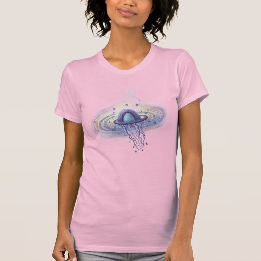 Weltraumqualle T-Shirt (Vorderseite)