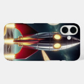 Weltraumrakete Case-Mate iPhone Hülle (Rückseite (Horizontal))