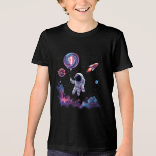 Weltraumrakete Geburtstagskinder-T-Shirt Tri-Blend Shirt