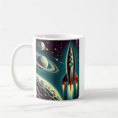 Weltraumrakete Kaffeetasse (Links)