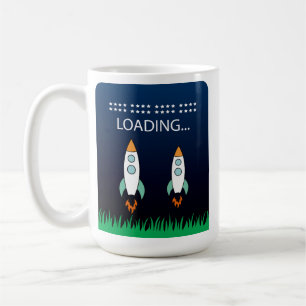 Weltraumrakete Kaffeetasse