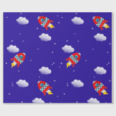 Weltraumrakete - Packpapier (Flach)
