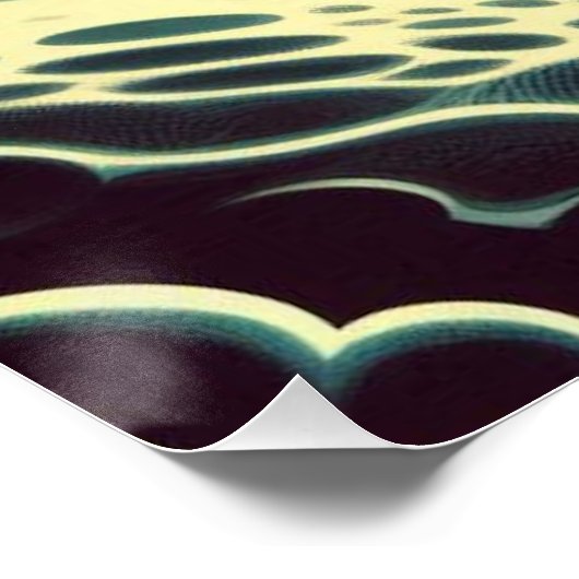 Weltraumrakete Poster (Ecke)