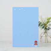 Weltraumrakete - stationär briefpapier (Stehend Vorderseite)