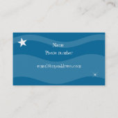 Weltraumrakete - Visitenkarten Visitenkarte (Rückseite)