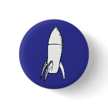 Weltraumrakete vom Weltraumbahnhof KARL (blau)