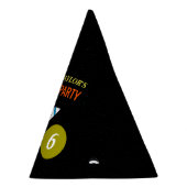 Weltraumrakete zum Geburtstag des Mondes Partyhütchen (Rechts)