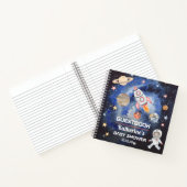 Weltraumraketen Planets Baby Showbook Notizblock (Innenseite)