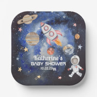 Weltraumraketenplaneten Kinderdusche